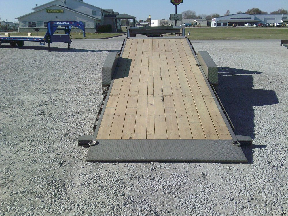 83" x 24' Gooseneck Tandem Axle Rapid Loader Tilt Deck