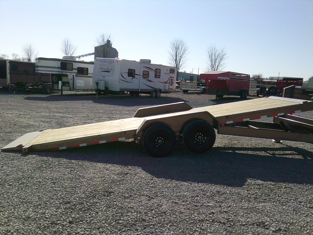 83" x 24' Gooseneck Tandem Axle Rapid Loader Tilt Deck