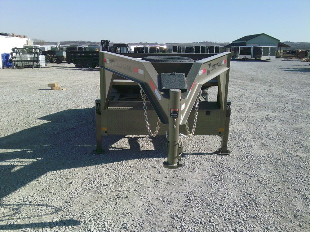 83" x 24' Gooseneck Tandem Axle Rapid Loader Tilt Deck
