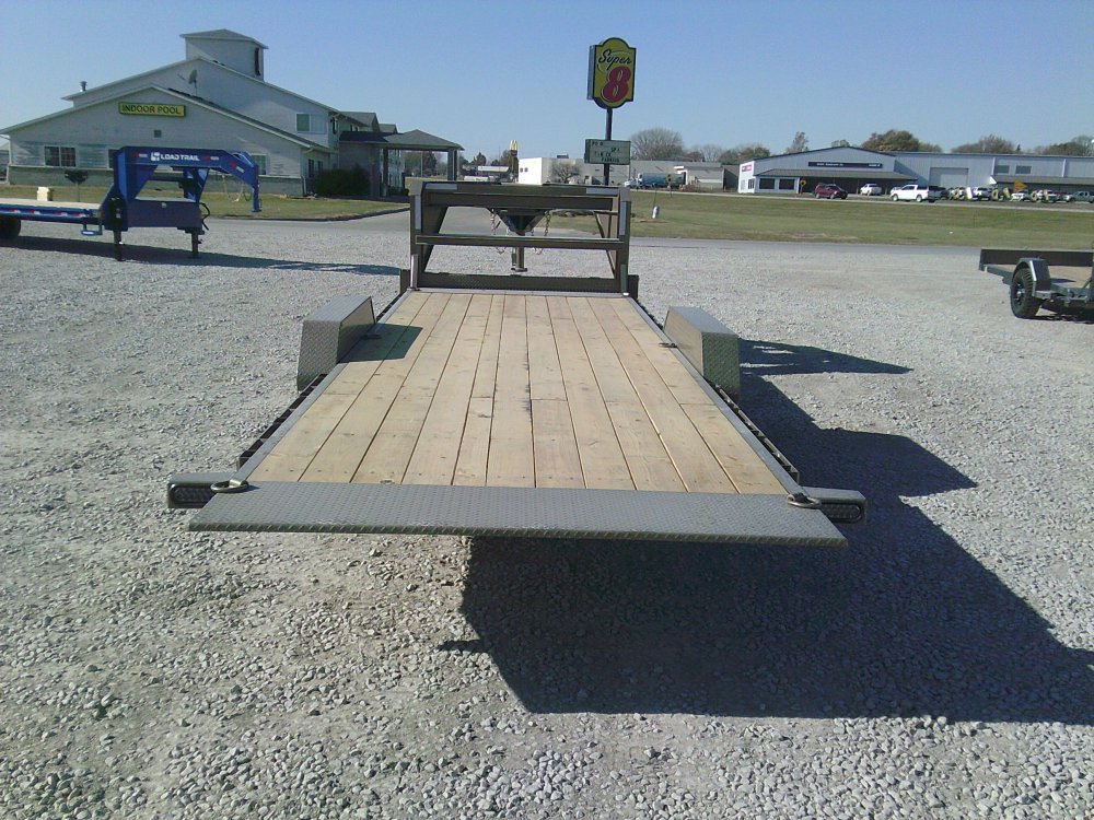 83" x 24' Gooseneck Tandem Axle Rapid Loader Tilt Deck
