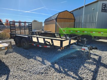 83" x 16' Tandem Axle Utility (3" x 4" Angle Frame)