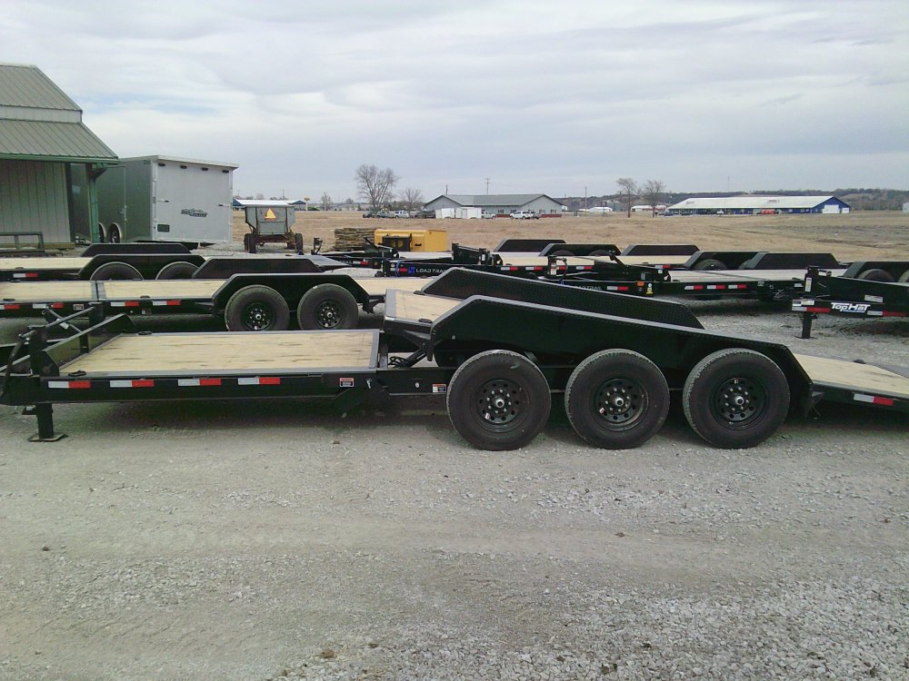 83" X 24' Tilt-N-Go Gooseneck Triple Axle Tilt Deck I-Beam Frame -21K