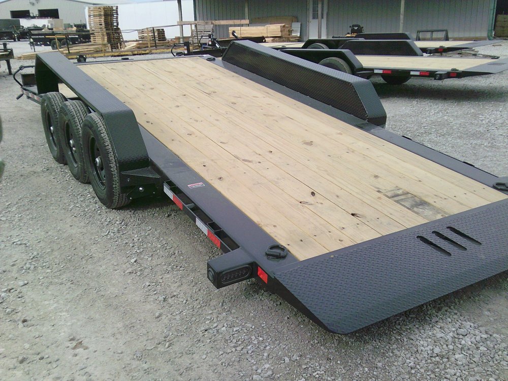 83" X 24' Tilt-N-Go Gooseneck Triple Axle Tilt Deck I-Beam Frame -21K