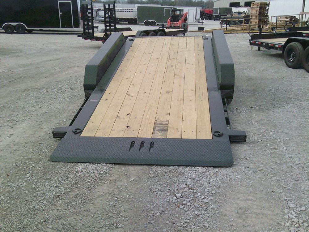 83" X 24' Tilt-N-Go Gooseneck Triple Axle Tilt Deck I-Beam Frame -21K
