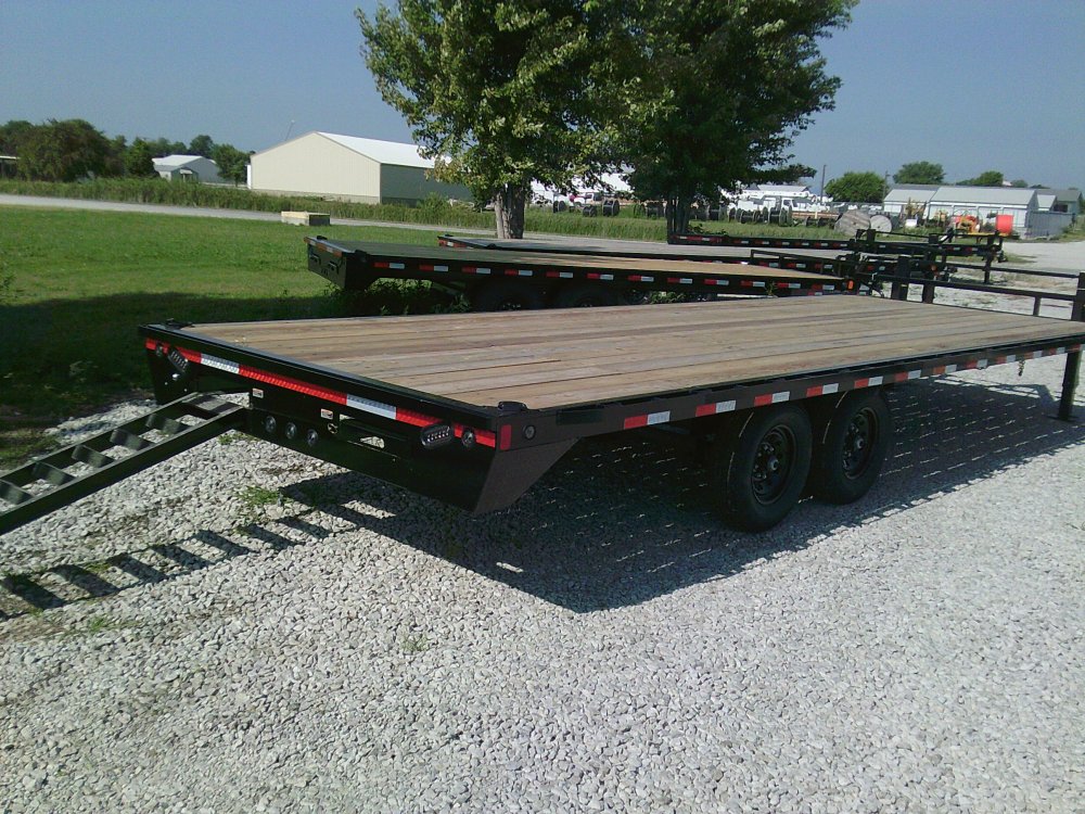 102" X 24' Deck Over Pintle Hook Trailer 14K