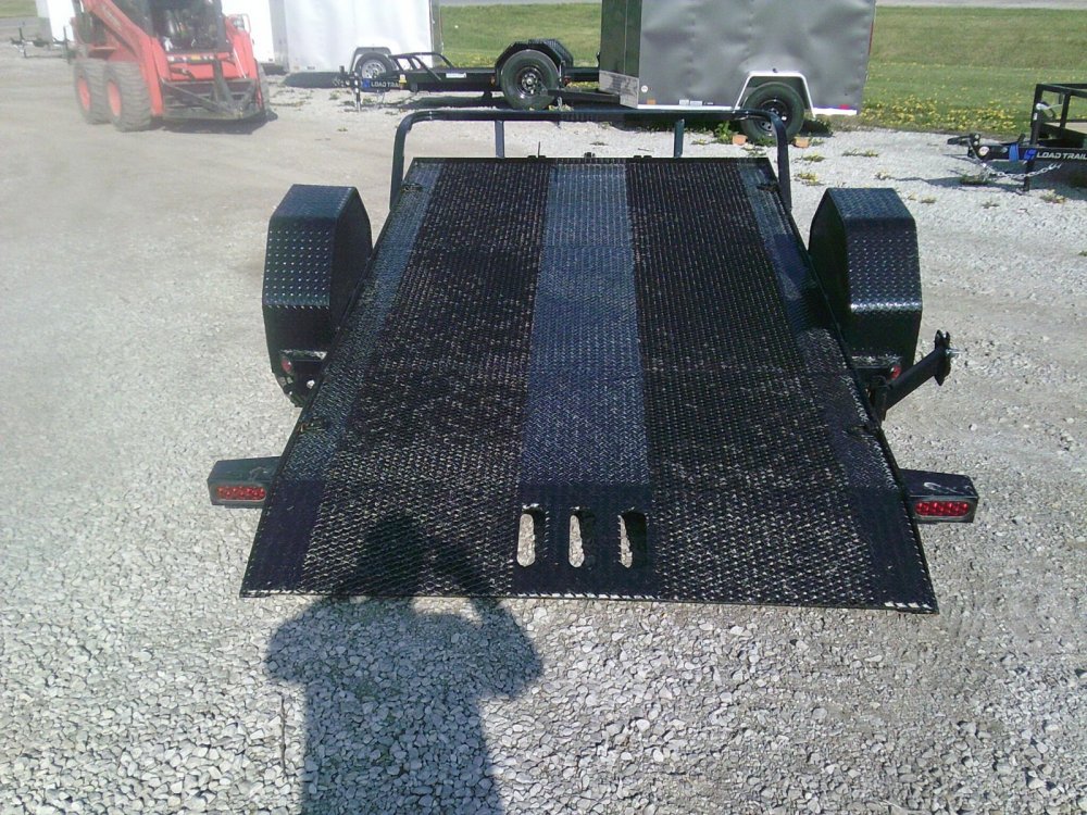 77" X 12' Single Axle Scissor Hauler Trailer -7K