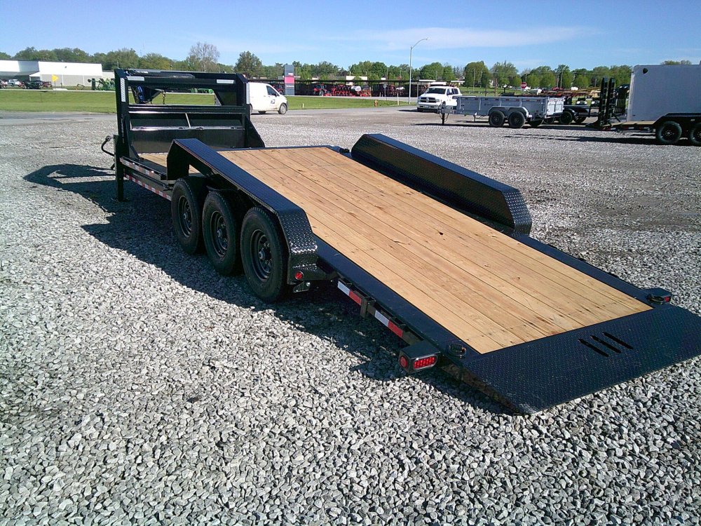 83" X 24' Tilt-N-Go Gooseneck Triple Axle Tilt Deck