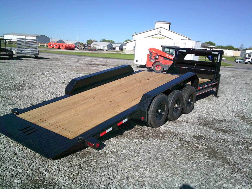 83" X 24' Tilt-N-Go Gooseneck Triple Axle Tilt Deck