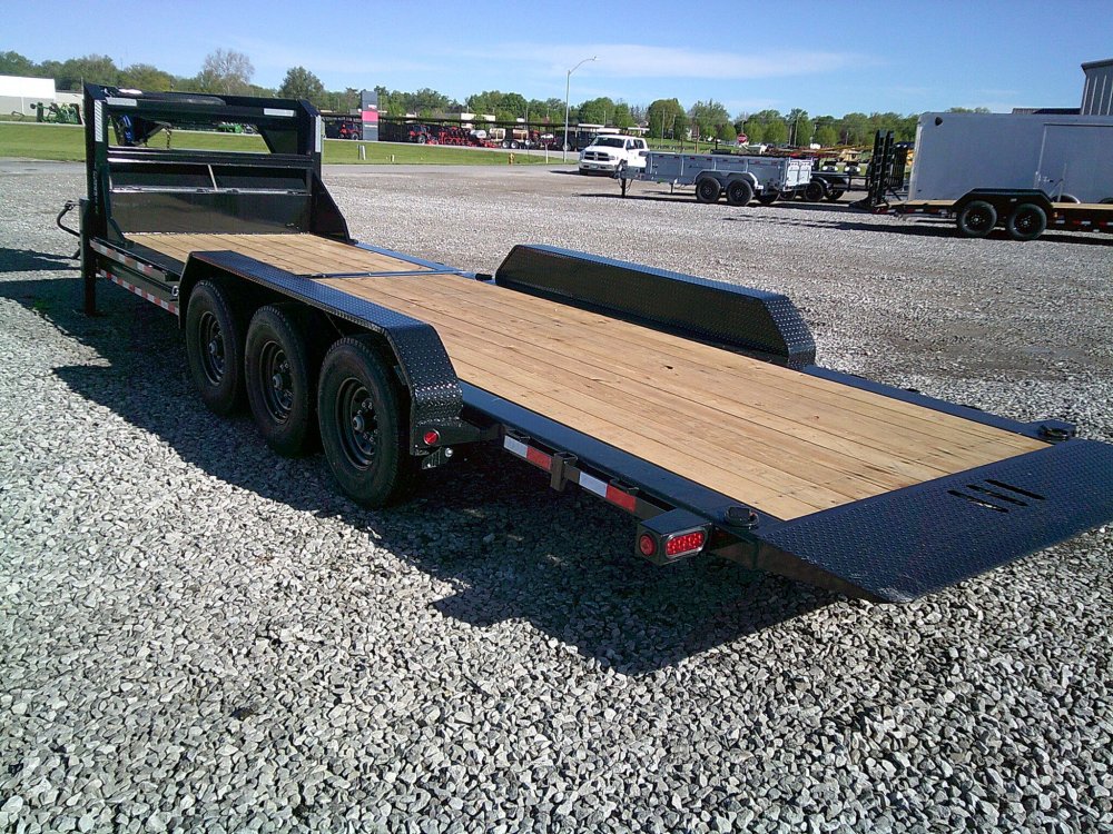 83" X 24' Tilt-N-Go Gooseneck Triple Axle Tilt Deck