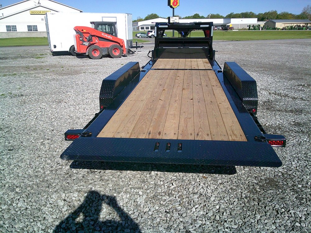 83" X 24' Tilt-N-Go Gooseneck Triple Axle Tilt Deck