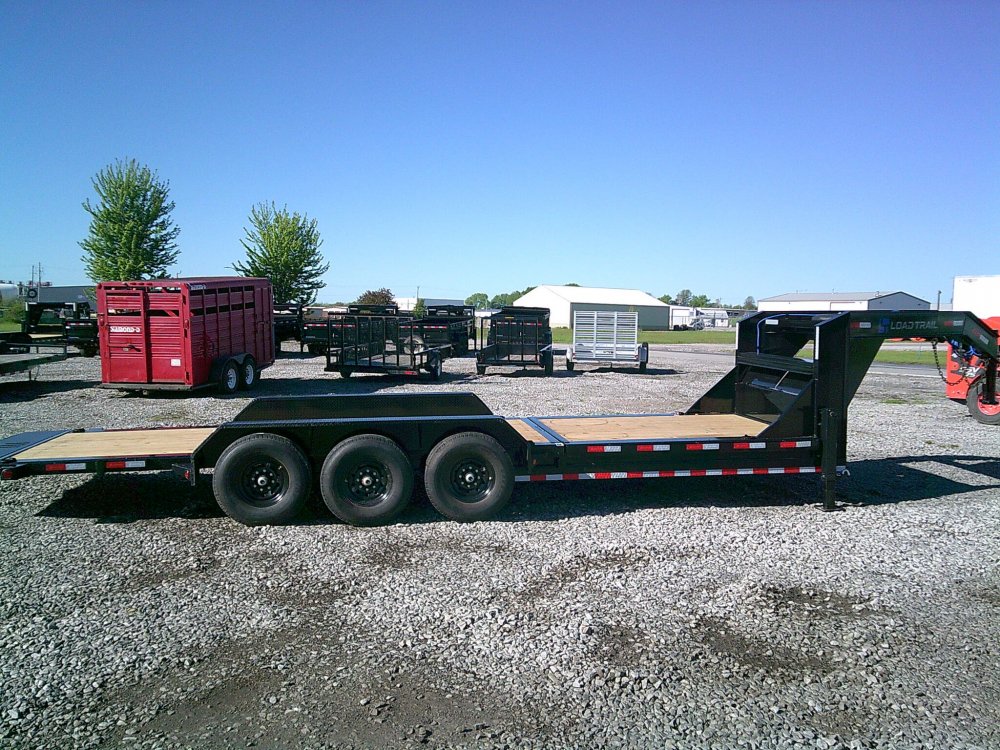83" X 24' Tilt-N-Go Gooseneck Triple Axle Tilt Deck