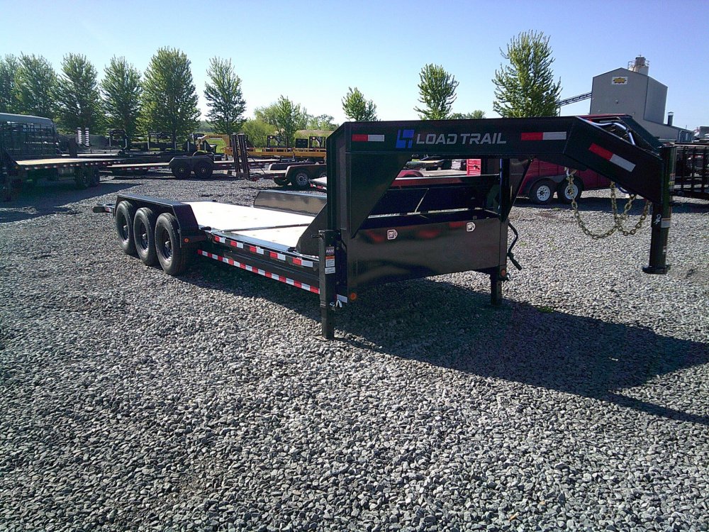 83" X 24' Tilt-N-Go Gooseneck Triple Axle Tilt Deck