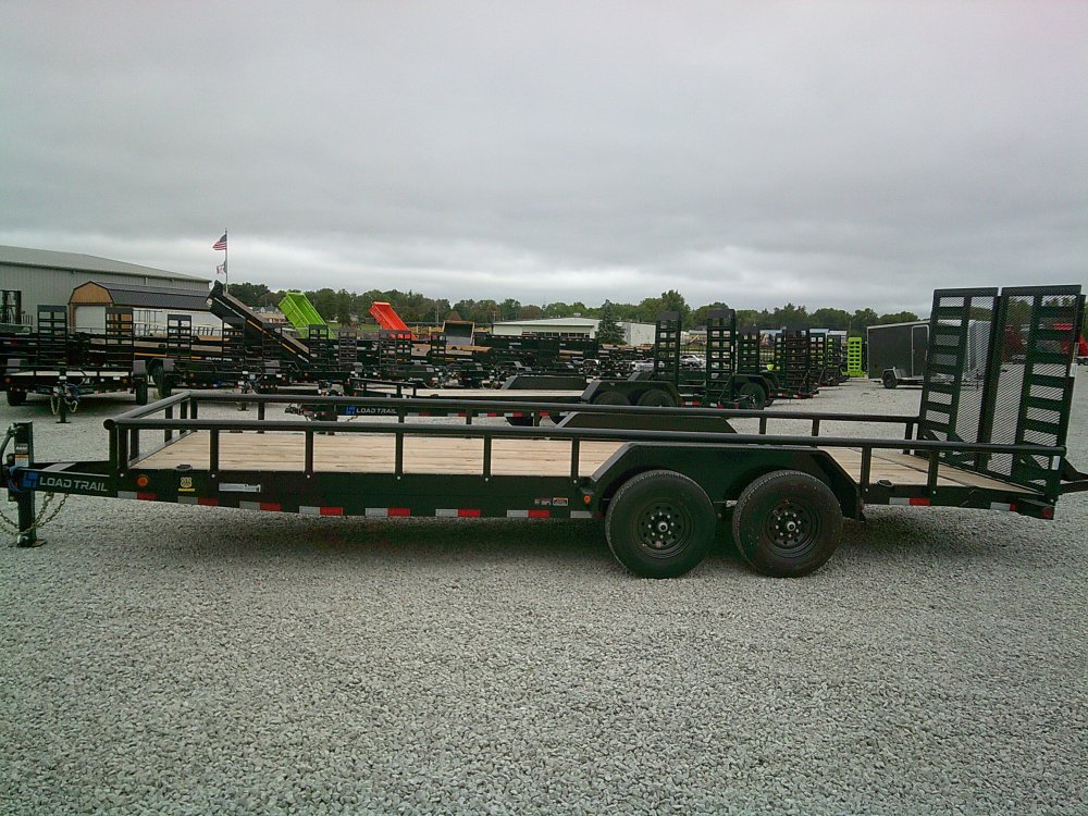 83" x 22' Tandem Carhauler w/Side Rails