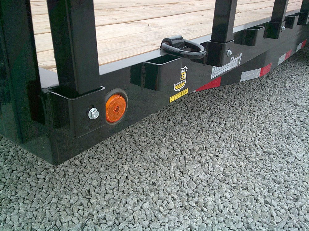 83" x 22' Tandem Carhauler w/Side Rails