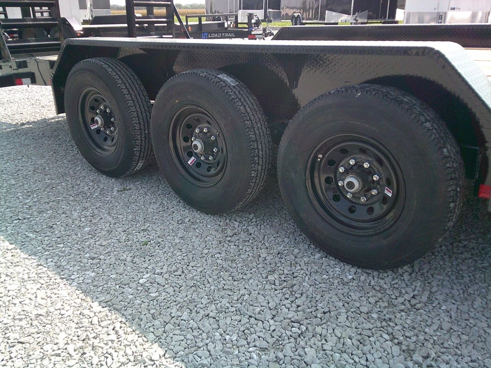 83" X 24' Triple Axle Equipment Trailer 21K