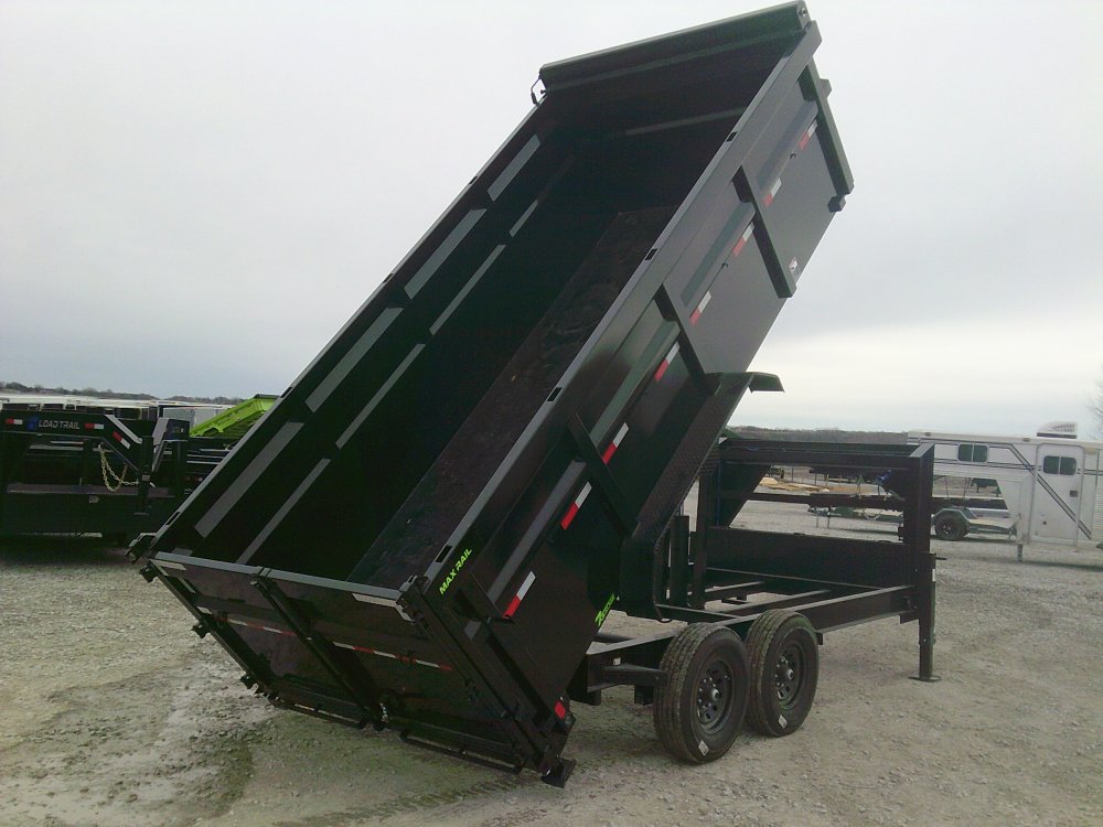 83" x 16' Tandem Axle Gooseneck Low-Pro Dump