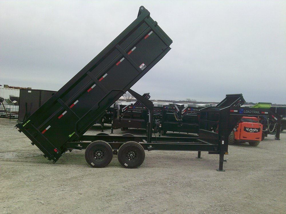 83" x 16' Tandem Axle Gooseneck Low-Pro Dump