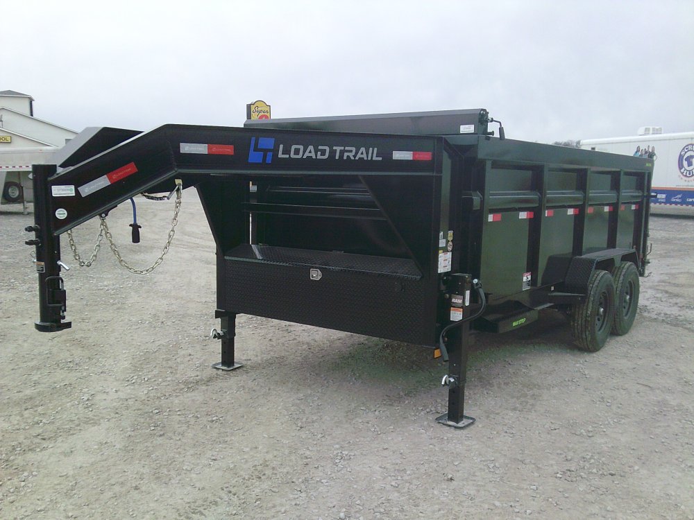 83" x 16' Tandem Axle Gooseneck Low-Pro Dump