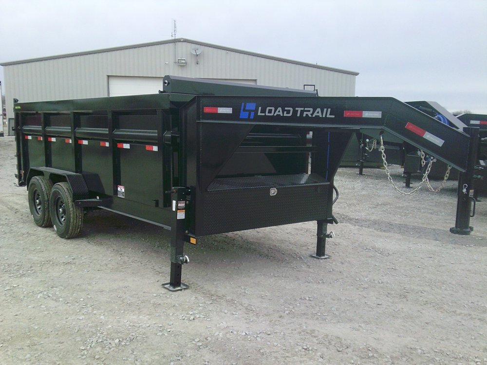 83" x 16' Tandem Axle Gooseneck Low-Pro Dump