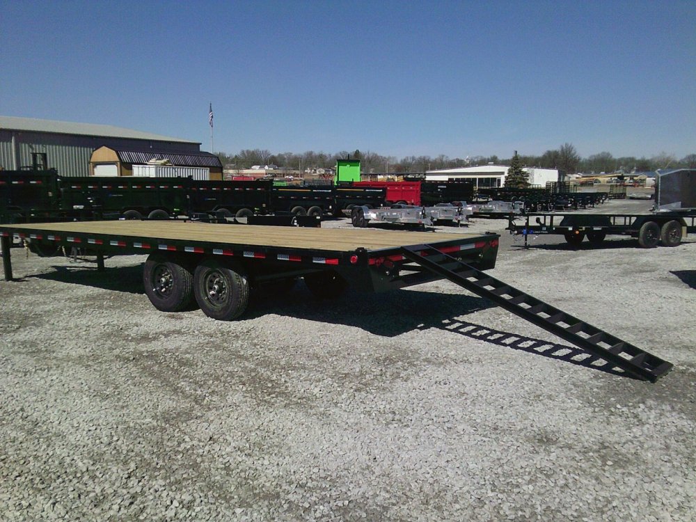 102" X 24' Deck Over Pintle Hook Trailer -14K