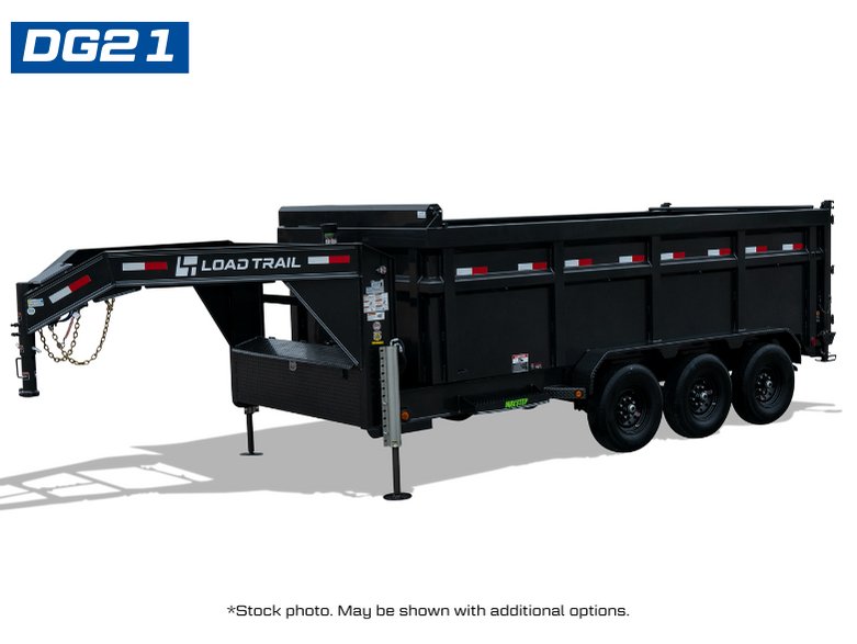 83" X 16' Triple Axle Gooseneck Dump 21K