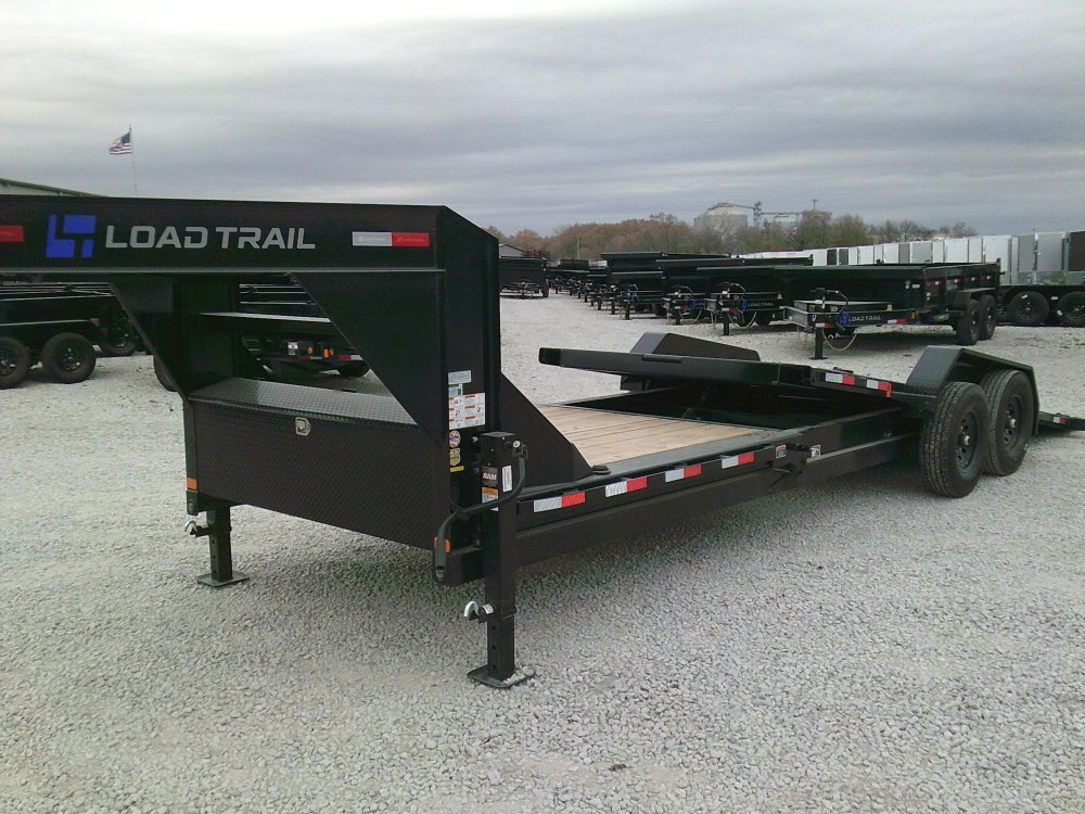83" X 24' Tilt-N-Go Gooseneck Tandem Axle Tilt Deck I-Beam Frame