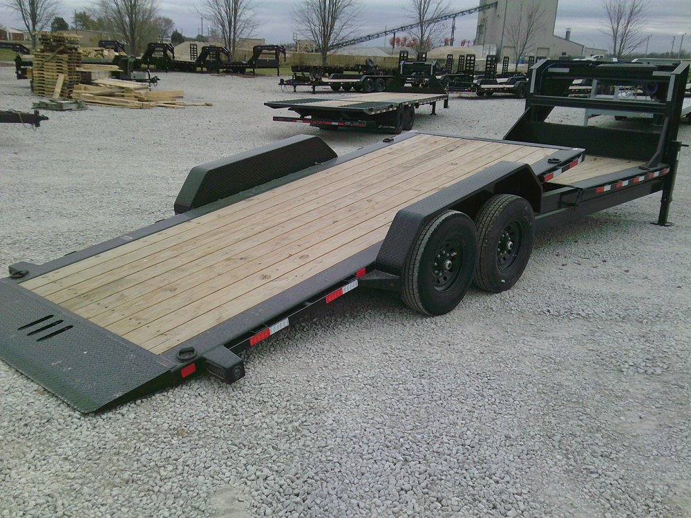 83" X 24' Tilt-N-Go Gooseneck Tandem Axle Tilt Deck I-Beam Frame