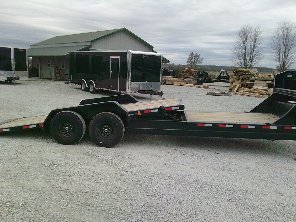 83" X 24' Tilt-N-Go Gooseneck Tandem Axle Tilt Deck I-Beam Frame