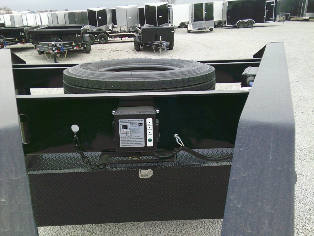 83" X 24' Tilt-N-Go Gooseneck Tandem Axle Tilt Deck I-Beam Frame