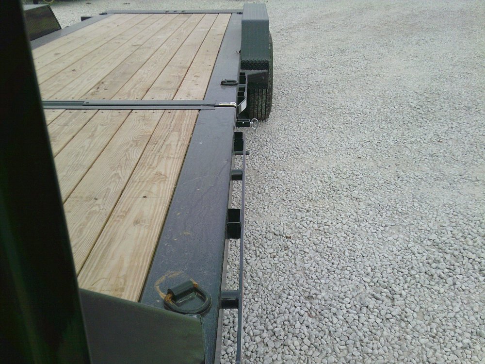 83" X 24' Tilt-N-Go Gooseneck Tandem Axle Tilt Deck I-Beam Frame