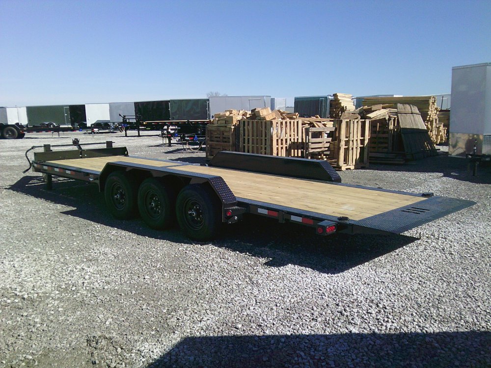 83" X 24' Tilt-N-Go Triple Axle Tilt Deck I-Beam Frame