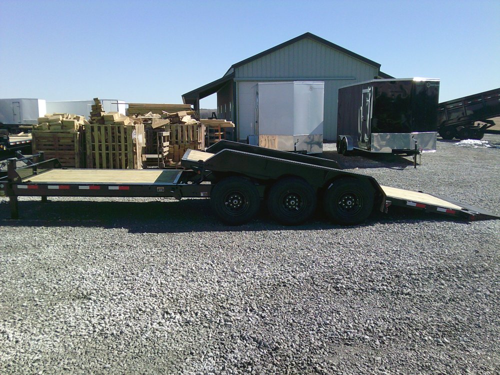 83" X 24' Tilt-N-Go Triple Axle Tilt Deck I-Beam Frame
