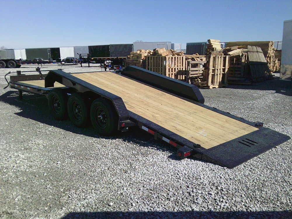 83" X 24' Tilt-N-Go Triple Axle Tilt Deck I-Beam Frame