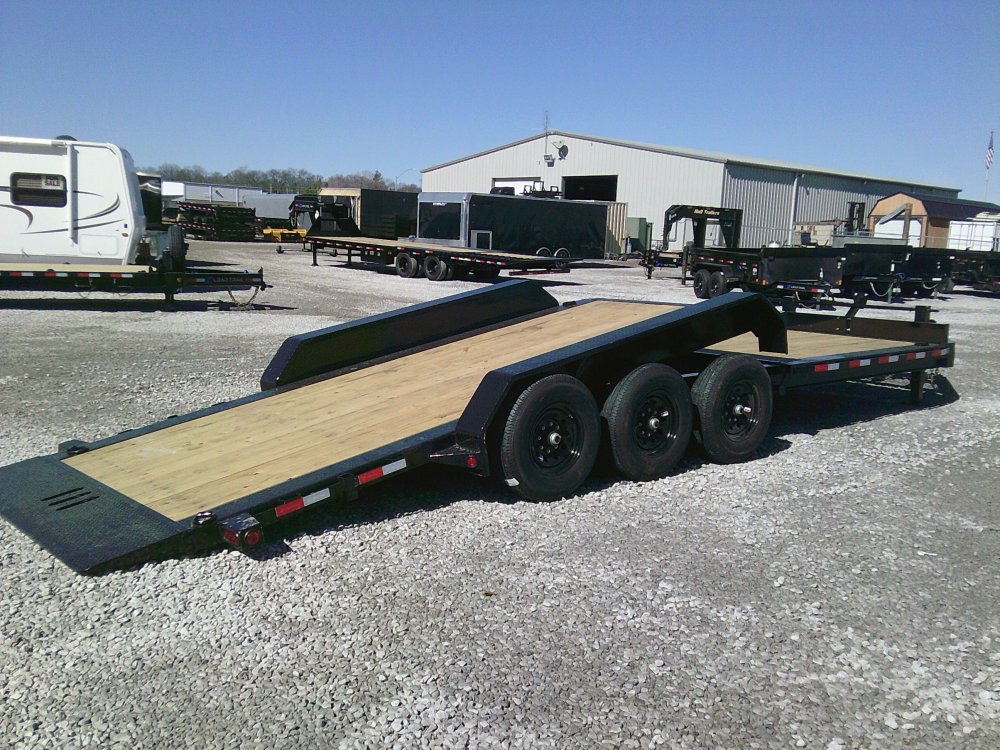 83" X 24' Tilt-N-Go Triple Axle Tilt Deck I-Beam Frame