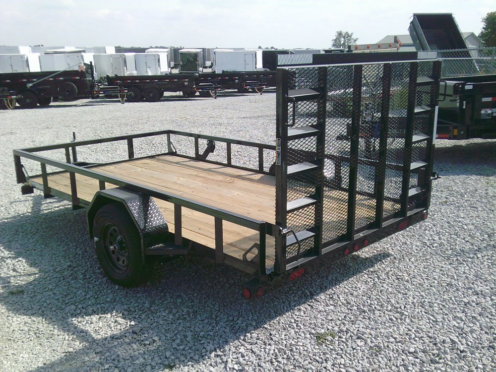 77" x 12' Single Axle Utility 3K