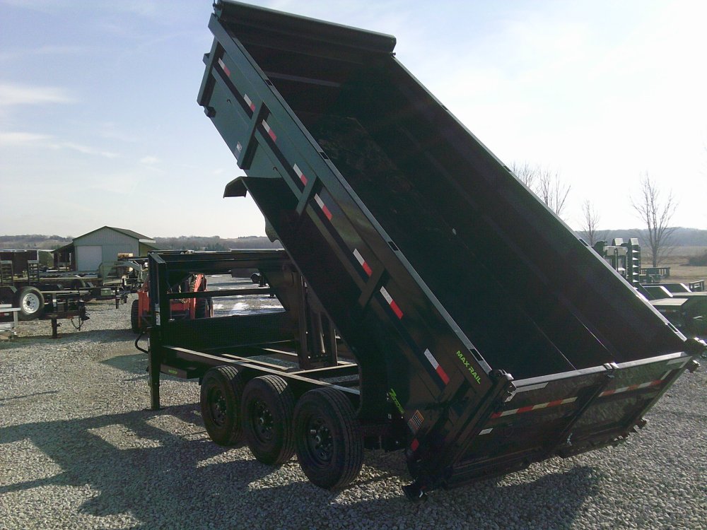 83" x 16' Triple Axle Gooseneck Low-Pro Dump