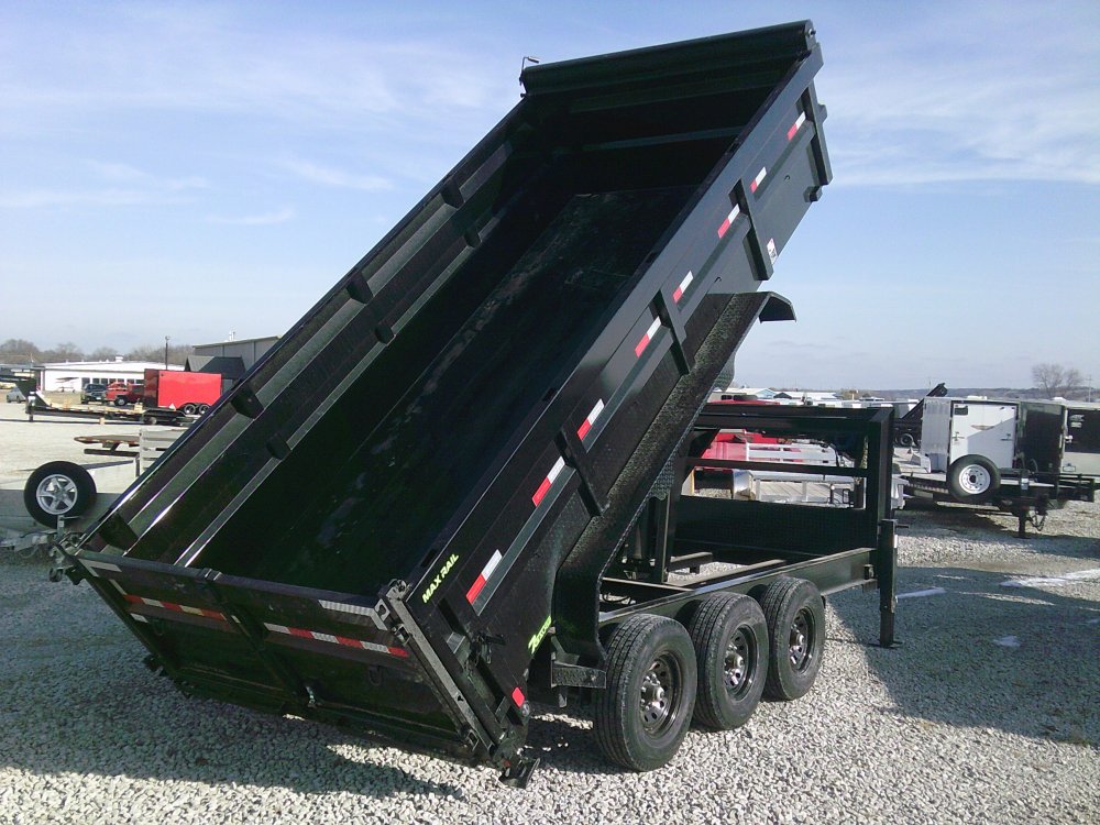 83" x 16' Triple Axle Gooseneck Low-Pro Dump