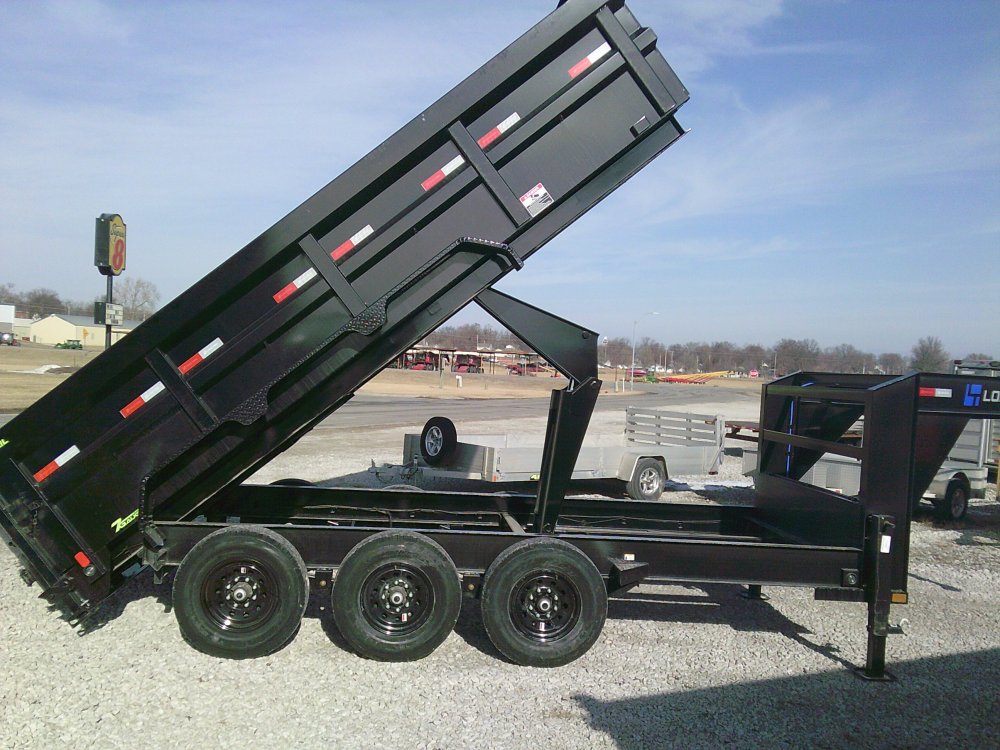 83" x 16' Triple Axle Gooseneck Low-Pro Dump