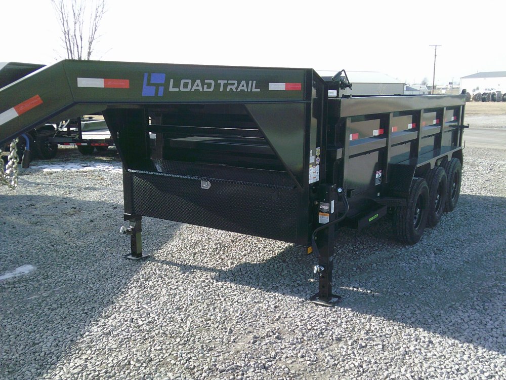 83" x 16' Triple Axle Gooseneck Low-Pro Dump