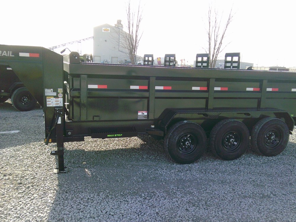83" x 16' Triple Axle Gooseneck Low-Pro Dump