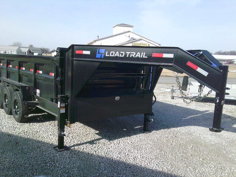 83" x 16' Triple Axle Gooseneck Low-Pro Dump