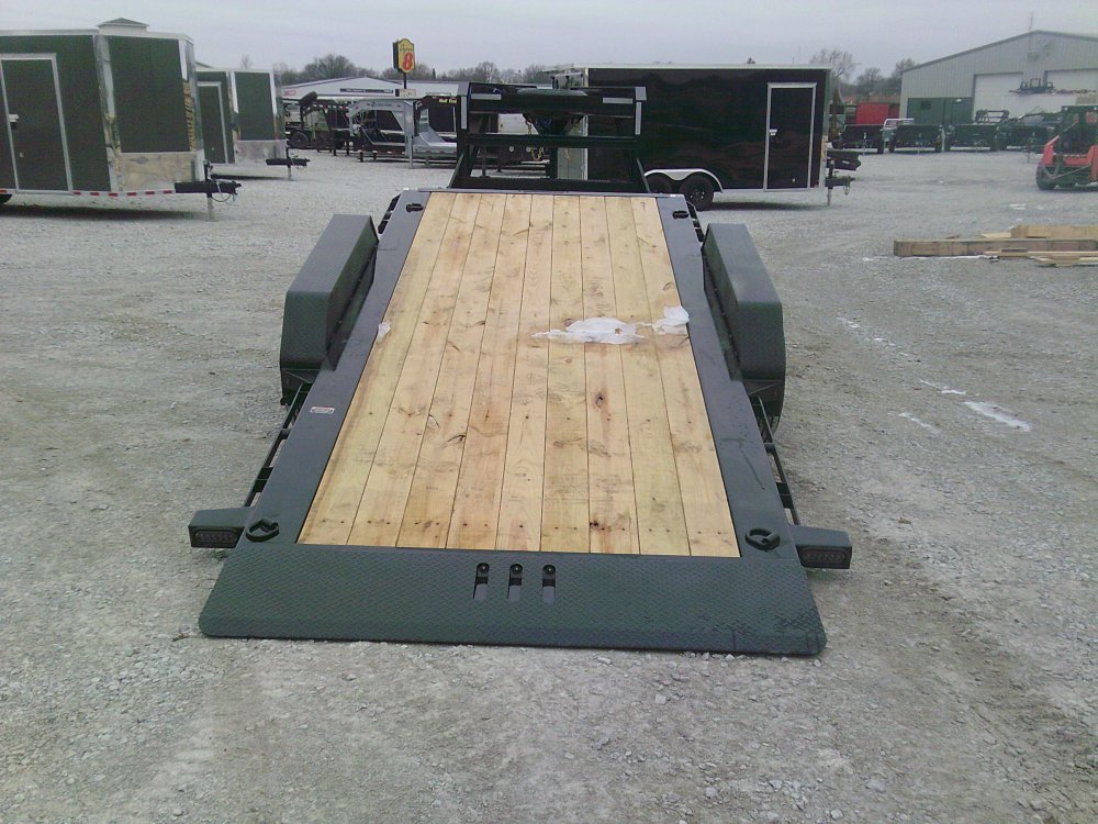 83" X 26' Tilt-N-Go Gooseneck Tandem Axle Tilt Deck I-Beam Frame