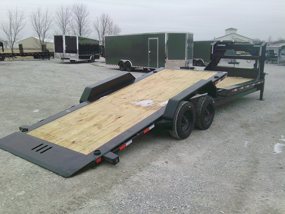 83" X 26' Tilt-N-Go Gooseneck Tandem Axle Tilt Deck I-Beam Frame