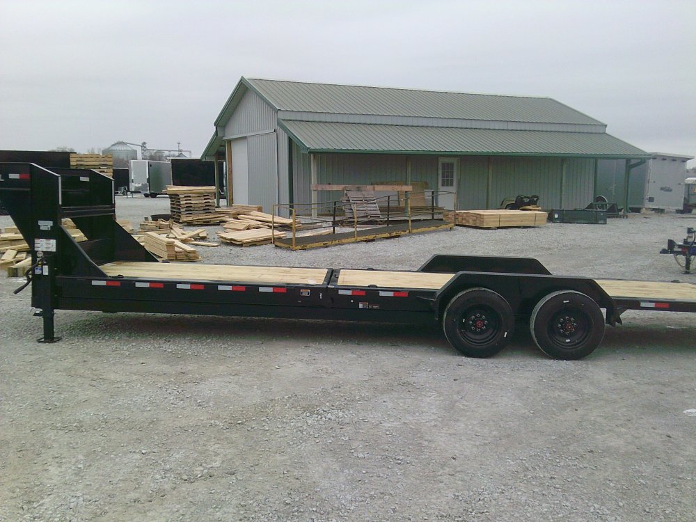 83" X 26' Tilt-N-Go Gooseneck Tandem Axle Tilt Deck I-Beam Frame