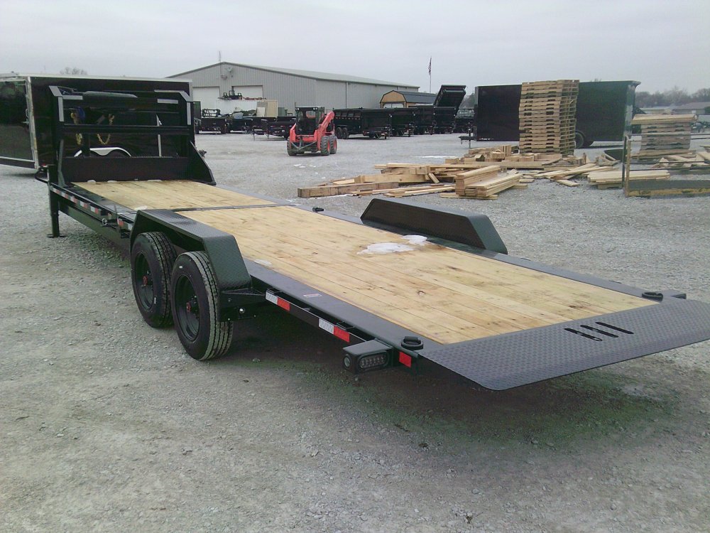 83" X 26' Tilt-N-Go Gooseneck Tandem Axle Tilt Deck I-Beam Frame