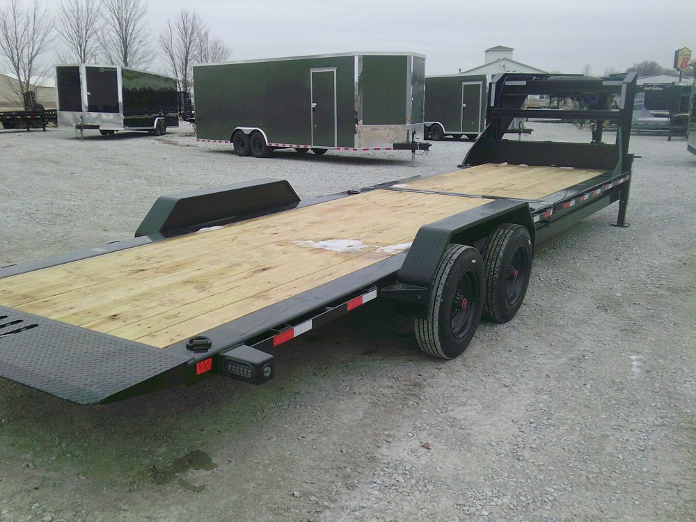 83" X 26' Tilt-N-Go Gooseneck Tandem Axle Tilt Deck I-Beam Frame