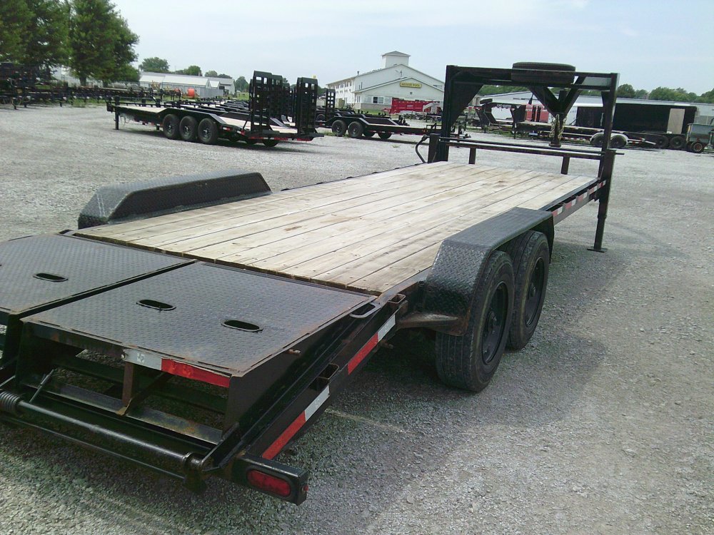 Used 2022 Texas Pride 83" x 24' Gooseneck Equipment Trailer - 20,000 GVWR