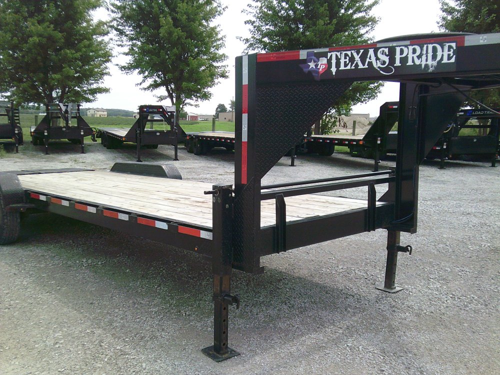 Used 2022 Texas Pride 83" x 24' Gooseneck Equipment Trailer - 20,000 GVWR