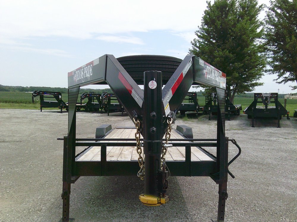 Used 2022 Texas Pride 83" x 24' Gooseneck Equipment Trailer - 20,000 GVWR