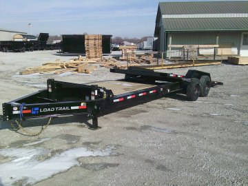 83" X 24' Tilt-N-Go Tandem Axle Tilt Deck I-Beam Frame